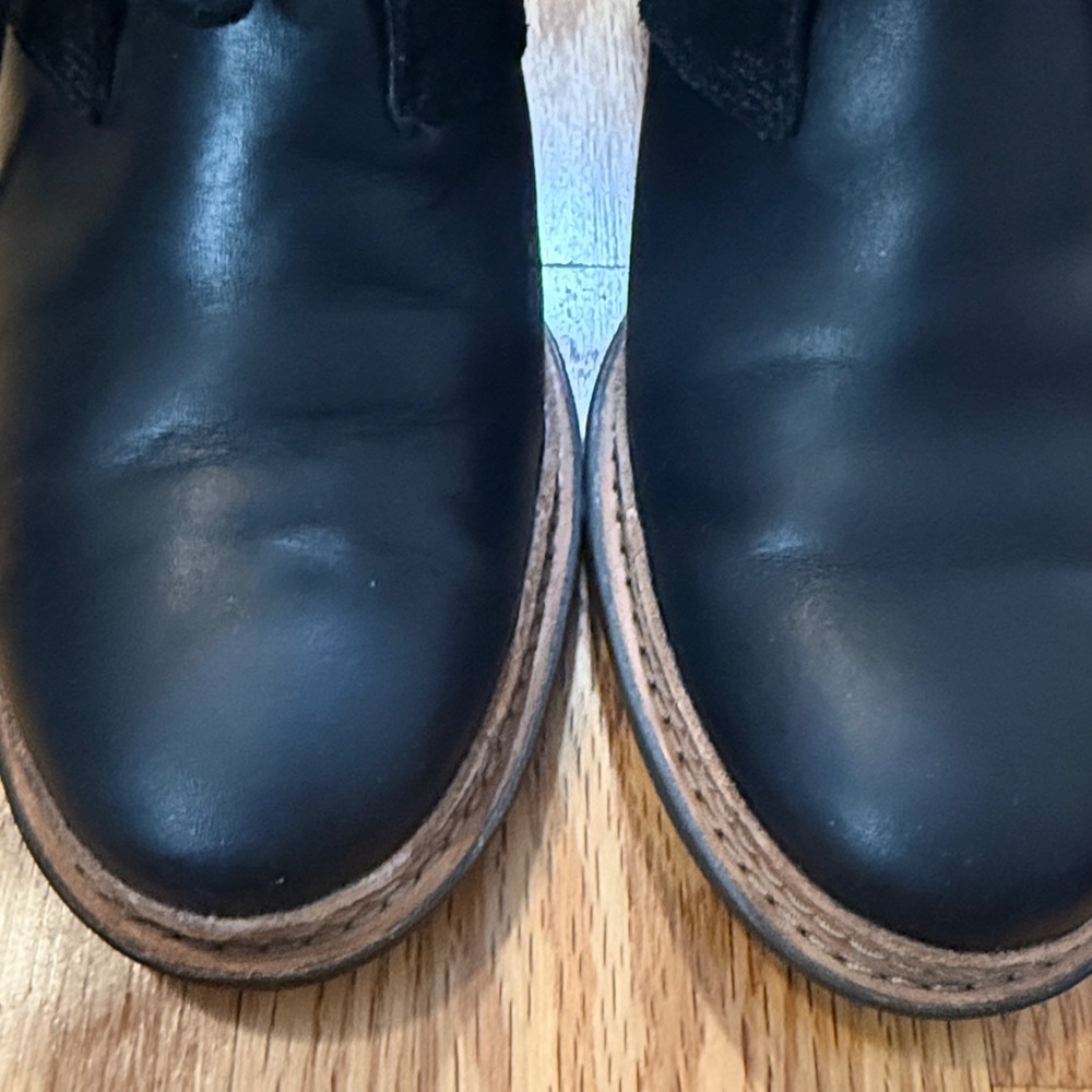 Clarks Trace Glow Black Leather And Suede Ankle Booties Size 10 - Picture 9 of 9